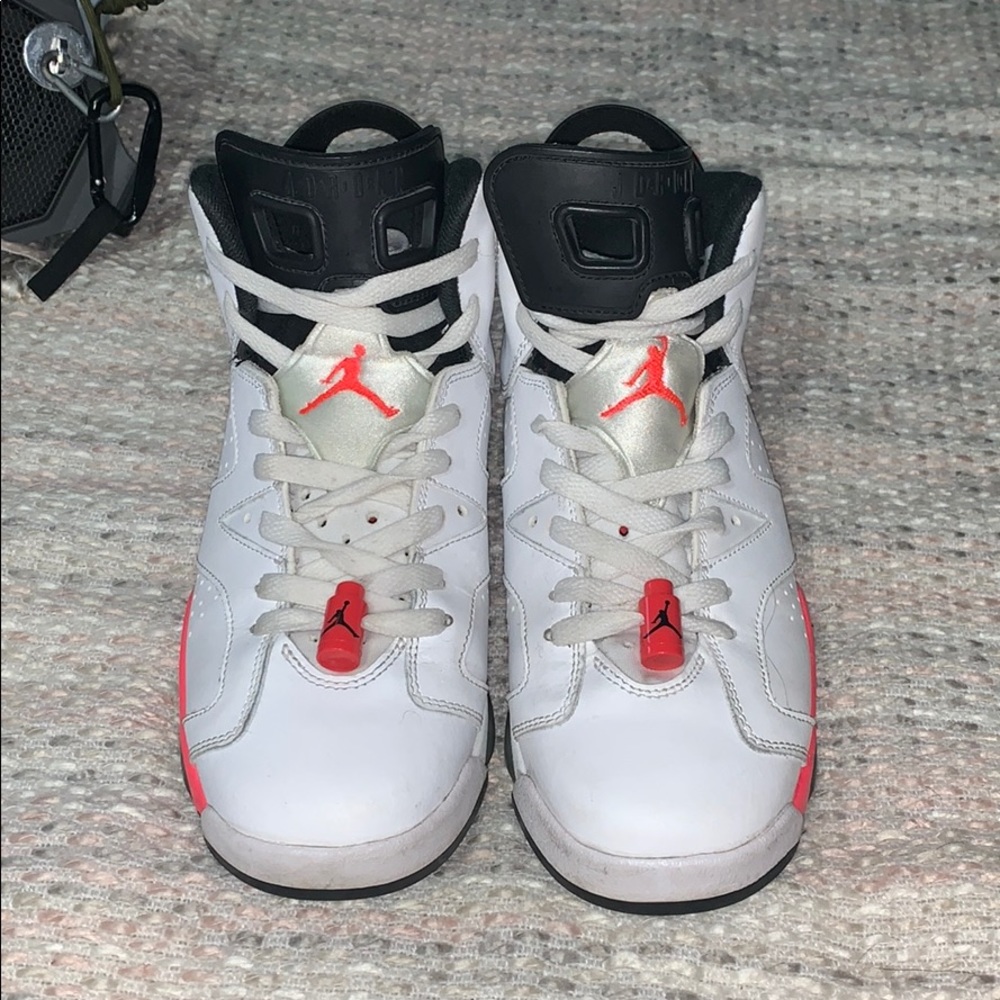 White Infrared 6’s